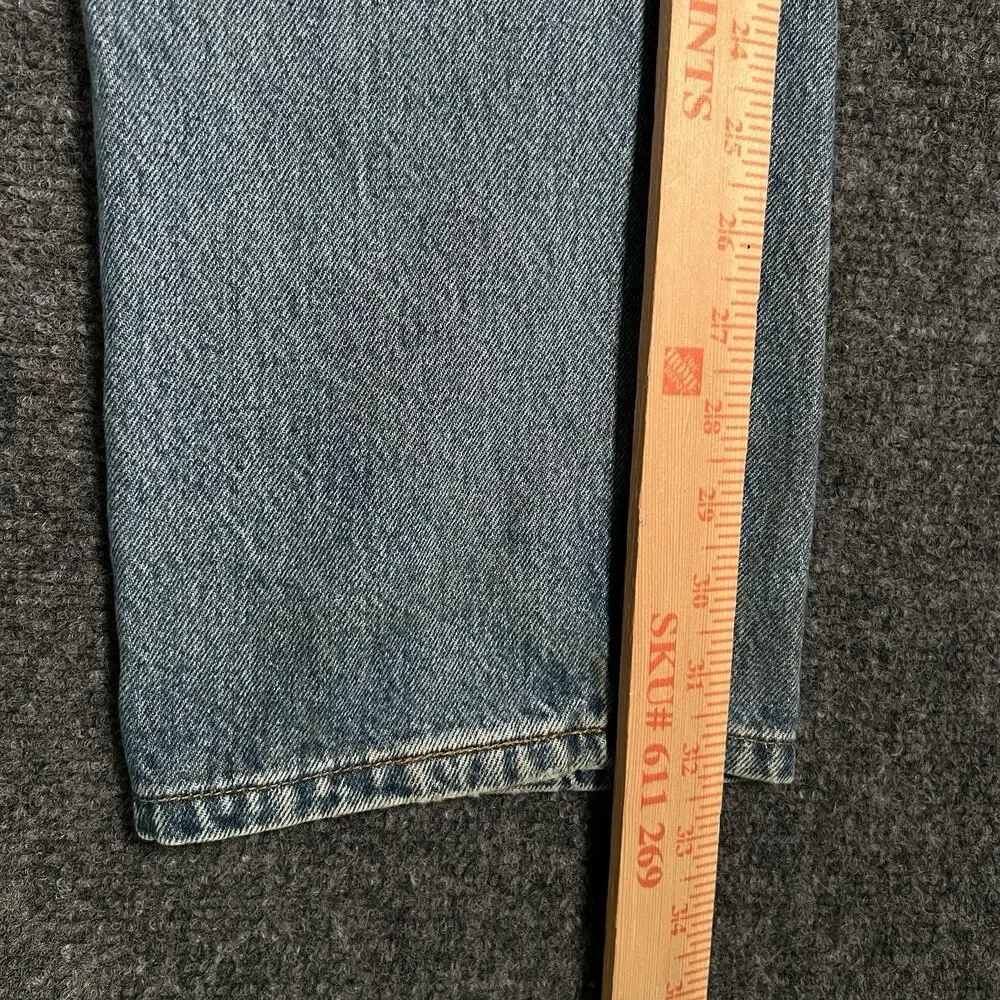 VTG Levis 501 Jeans Men 32x33 (30x32) Denim Button Fly USA 90s 553 0193